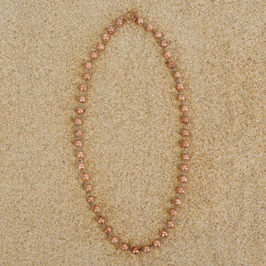 Caldwell 6mm Rose Gold Lava Bead Necklace Necklaces New Heritage Arts 